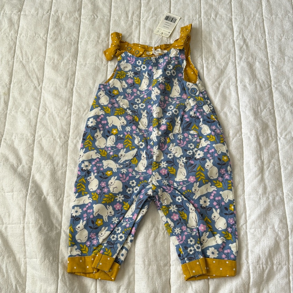 Baby Boden Bunny Overalls